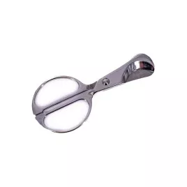 Szivarvágó olló 11,8 cm hosszú, króm színű - Angelo