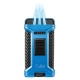Colibri Ascari Blue & Black hármas szúrólángos szivaröngyújtó beépített szivarfúróval