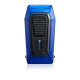 Colibri Quantum Blue tripla szúrólángos szivar öngyújtó beépített ék vágóval - kék - Colibri Quantum