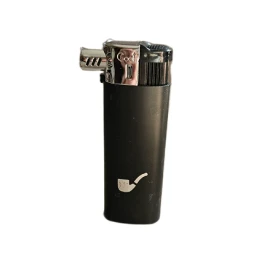 Cool Pipe fekete színű újratölthető pipagyújtó oldalsó lánggal