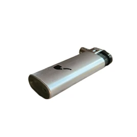 Cool Pipe ezüst színű újratölthető pipagyújtó oldalsó lánggal