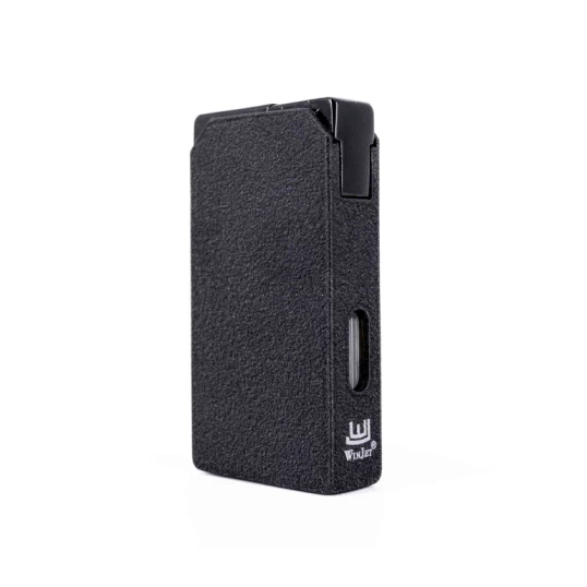 Winjet 2-es szúrólángos szivargyújtó beépített szivarfúróval - matt fekete színű 