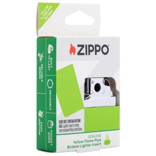 Zippo Yellow Flame pipa gyújtó betét – tűzköves gyújtás, gázzal tölthető - Zippo