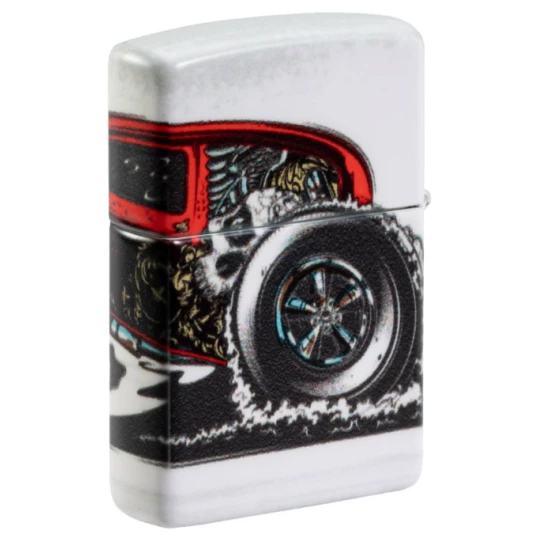 Zippo benzines öngyújtó – Hot Rod autó mintával