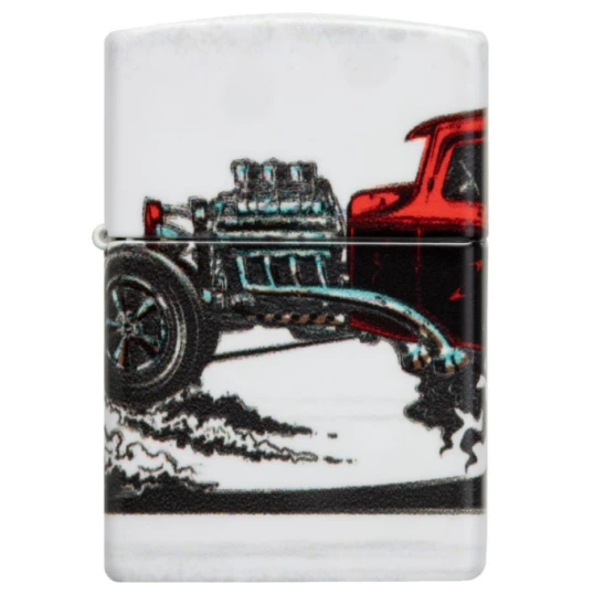 Zippo benzines öngyújtó – Hot Rod autó mintával