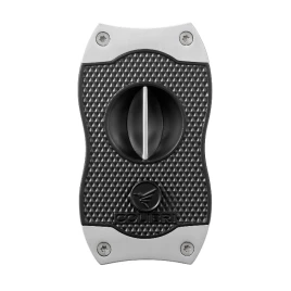 Colibri Diamond V-Cut, nemesacél pengéjű ék szivarvágó 23mm - fekete és króm színű pachmayr minta