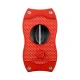 Colibri Diamond V-Cut, nemesacél pengéjű ék szivarvágó 23mm - piros színű pachmayr minta - Colibri V-Cut