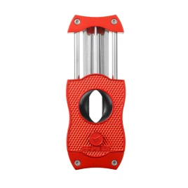 Colibri Diamond V-Cut, nemesacél pengéjű ék szivarvágó 23mm - piros színű pachmayr minta