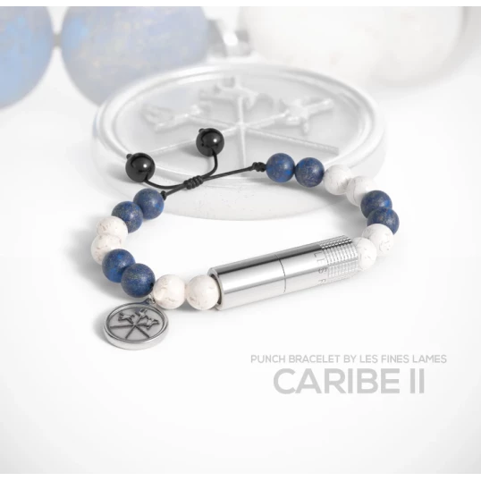 Les Fines Lames Punch Bracelet Caribe II szivaros karkötő 7 mm-es szivarfúróval