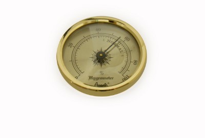 Arany színű humidor hygrométer - Angelo
