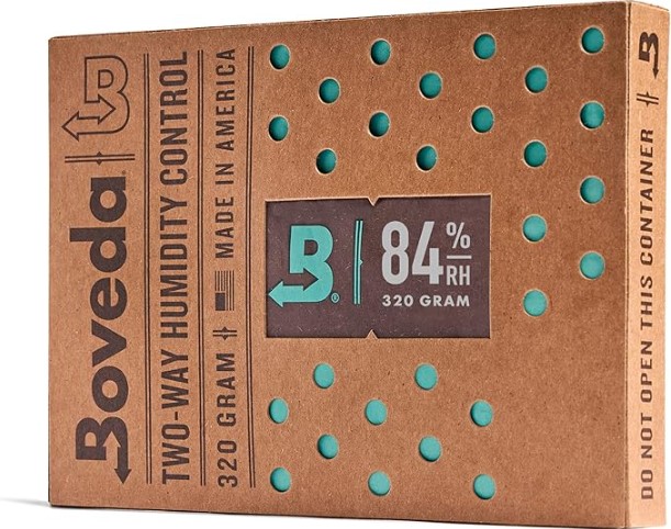 Boveda 84%-os humidor párásító 320 gramm, humidor beavatáshoz - Seasoning Kit