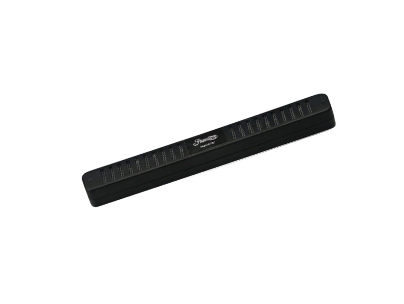 Passatore humidor párásító fekete, akrilpolimer kristályos, 16 cm