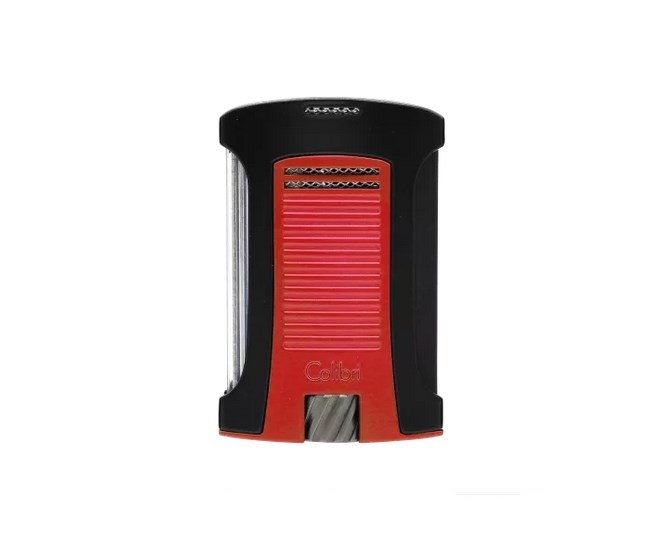 Colibri Daytona Red erős egyes szúrólángos szivar öngyújtó piezo gyújtással - piros