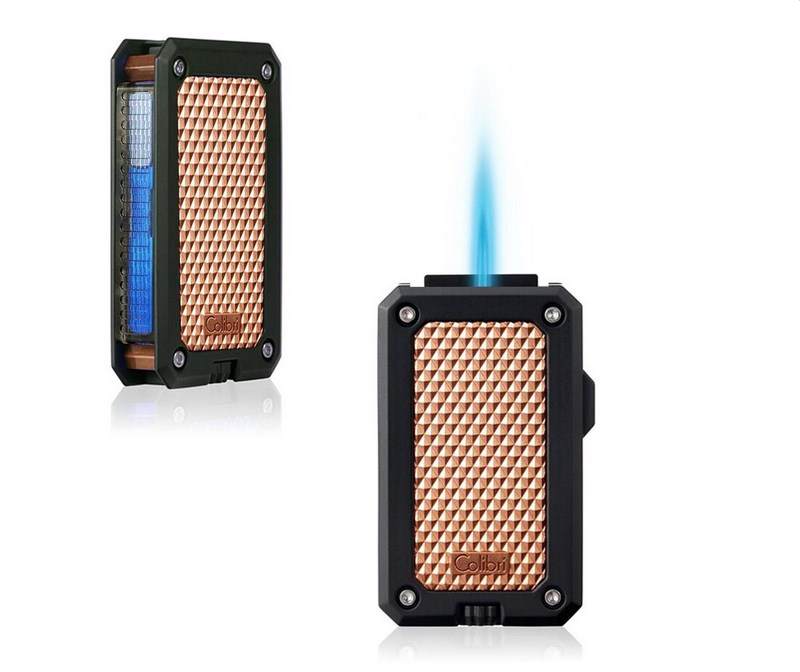 Colibri Rally Rose Gold szúrólángos szivargyújtó - fekete és rózsaarany