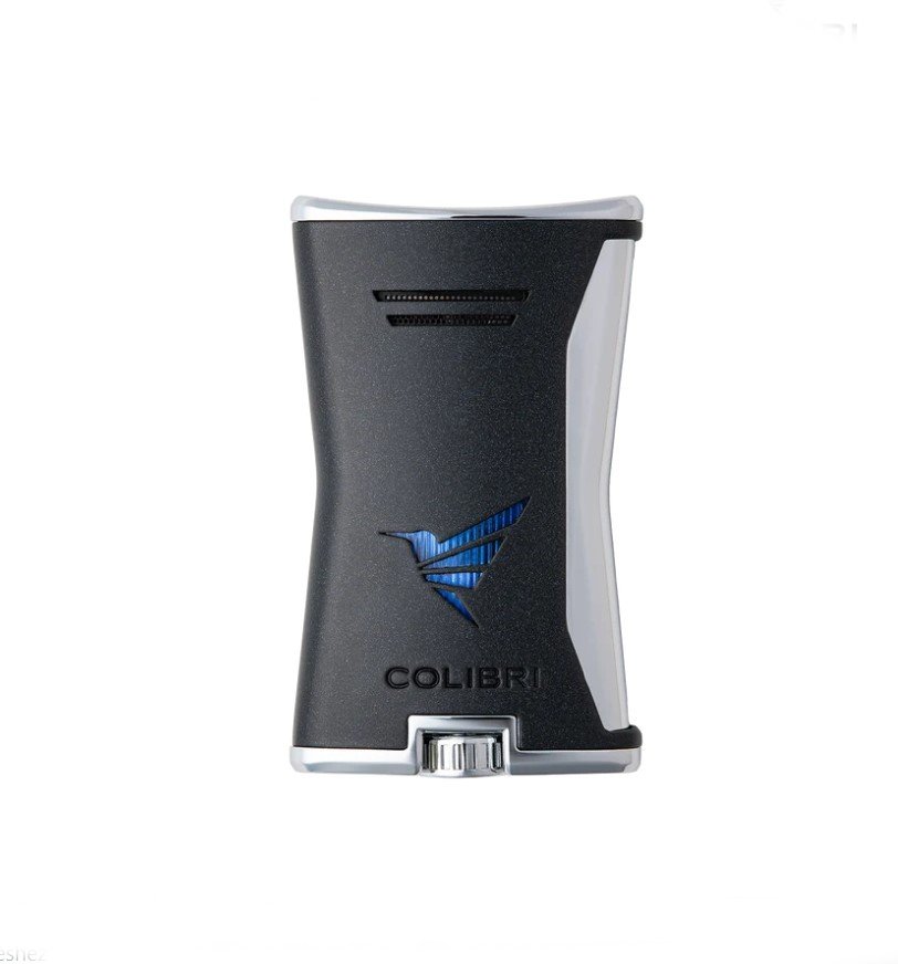 Colibri Slim szivar öngyújtó - fekete, króm