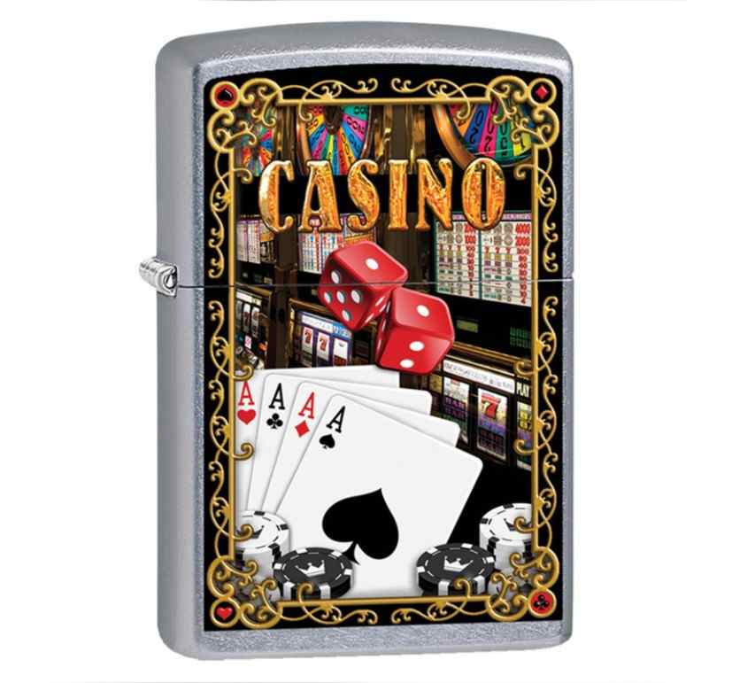 Benzines Zippo öngyújtó - Casino