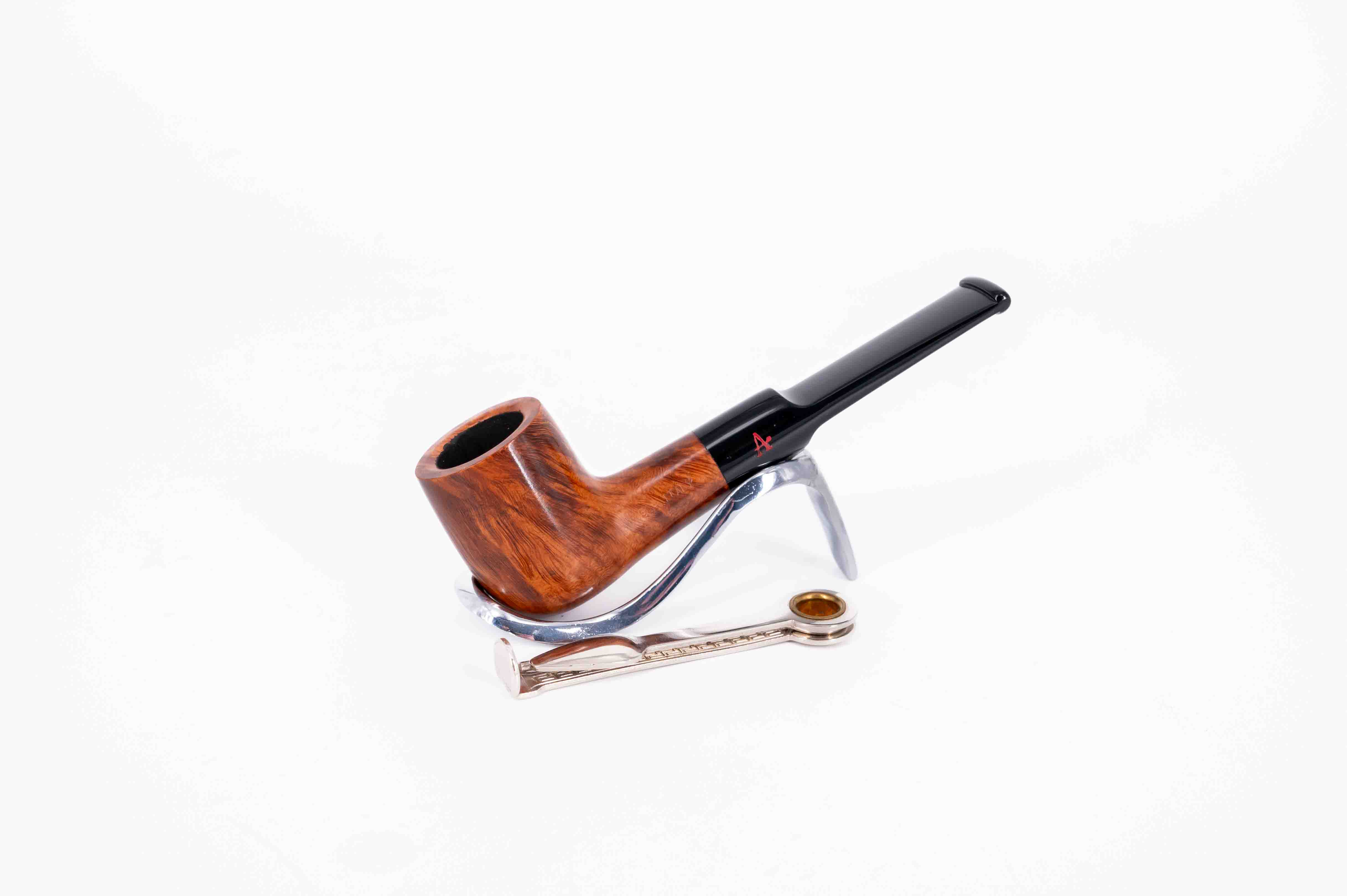 Adventure 9mm-es barna színű filteres hanga gyökér pipa - Billiard típusú