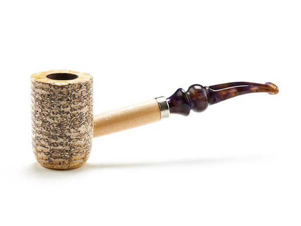 Missouri Meerschaum Corn Cob Washington filter nélküli kukorica pipa hajlított szárral - Louis
