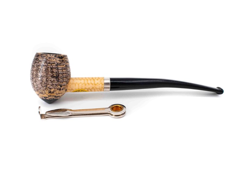 Missouri Meerschaum Shire Cobbit Corn Cob kukorica pipa hosszú hajlított szárral, filter nélkül