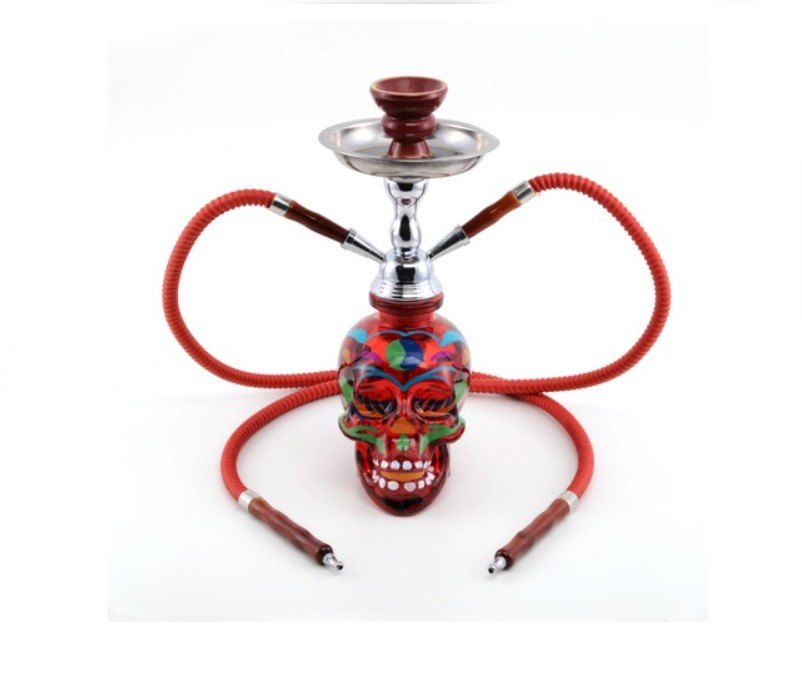 Atomic La Catrina Shisha 2 csöves, 45 cm, piros