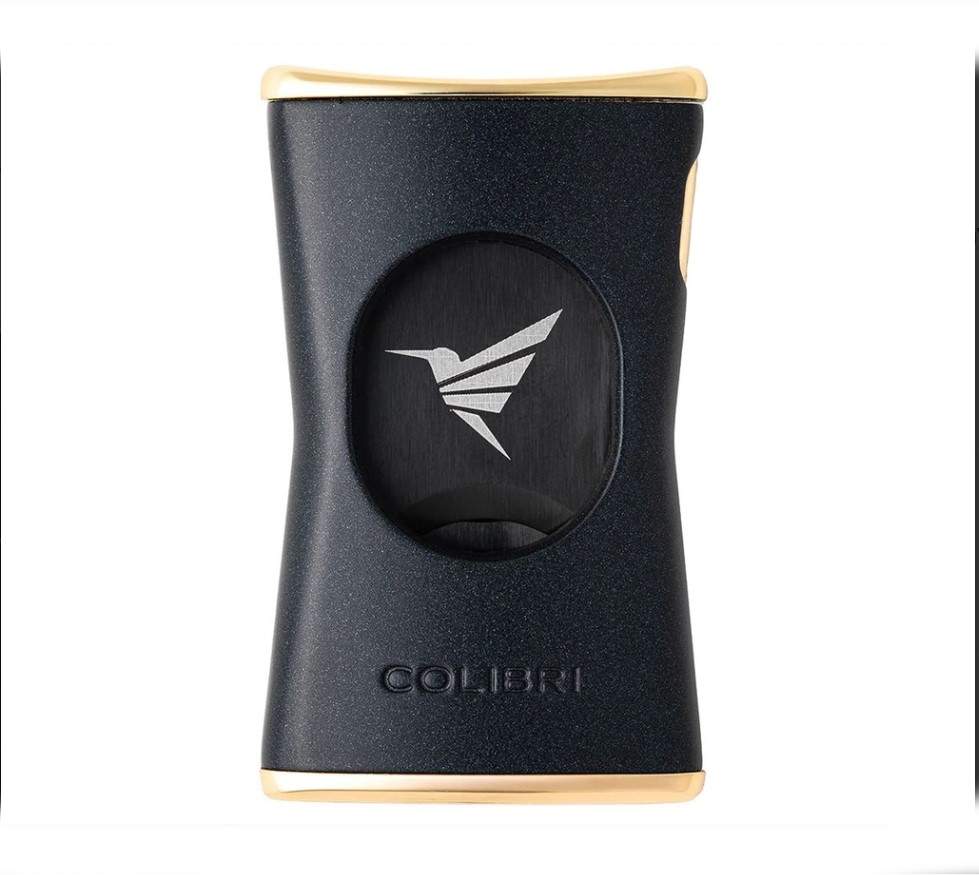Colibri Slim szivarvágó - fekete, arany