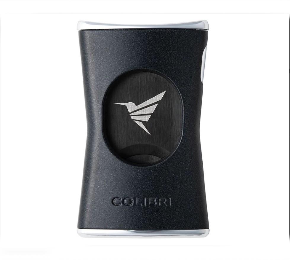 Colibri Slim szivarvágó - fekete, króm